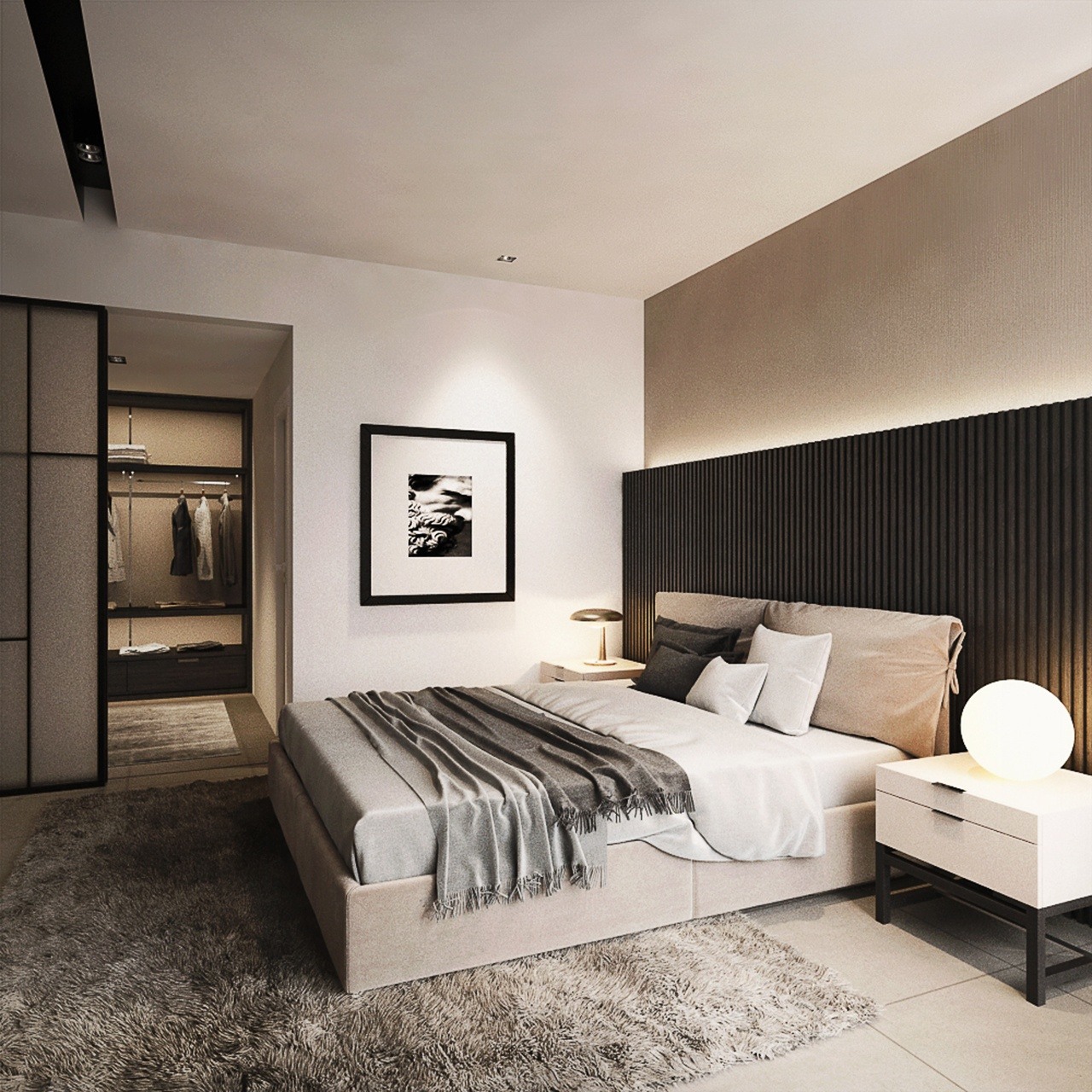 Interior Design Sa65 Semi D Penang Malaysia Master Bedroom